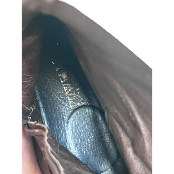 8 Powell Brown Leather Side Zip Boots - Picture 10 of 10